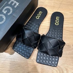 NWT Ego braided sandals